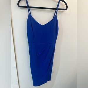 Royal Blue Sleeveless Cocktail Dress